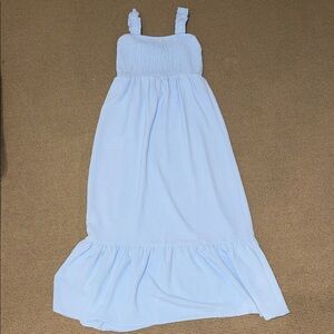 Chic Light Blue Maxi Dress